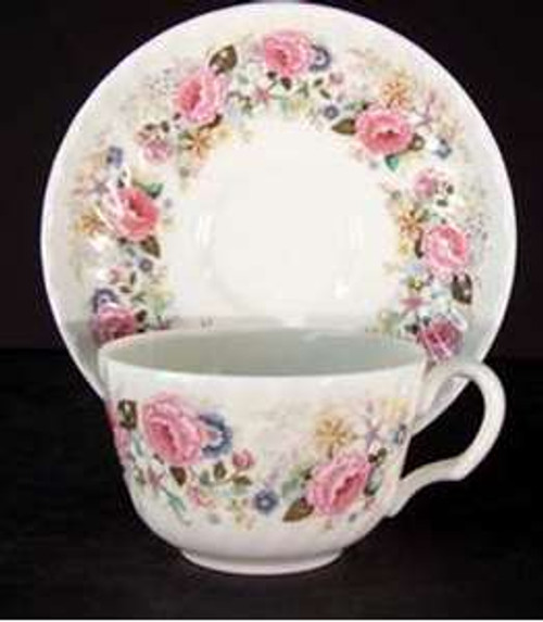 Minton - Rose Garland - Cup and Saucer