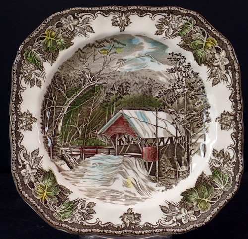 Johnson Brothers Friendly Village Salad Plate Covered Bridge - Friendly Village by Johnson Brothers.