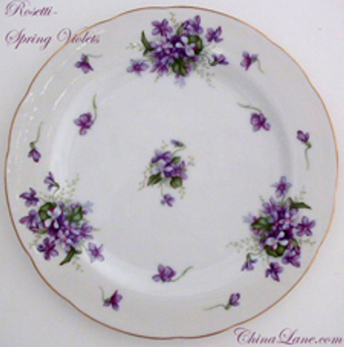 Rossetti - Spring Violets (Occupied Japan) - Soup Bowl
