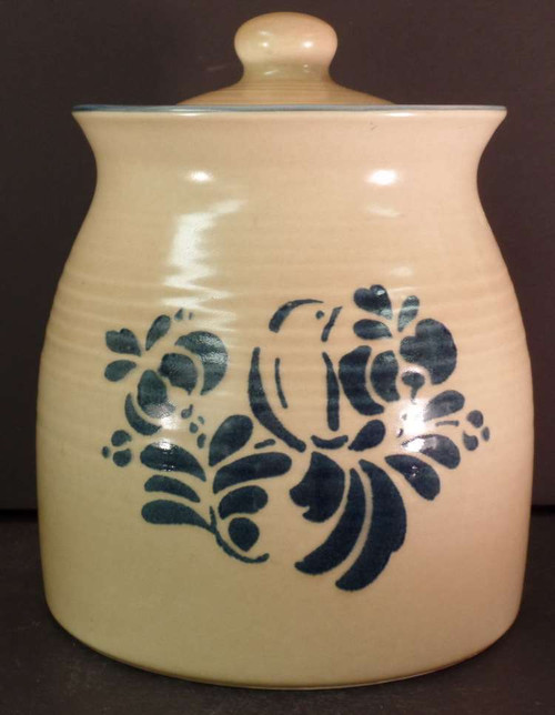 Pfaltzgraff Folk Art Canister Flour. Replacement piece available at China Lane 7 1/2".