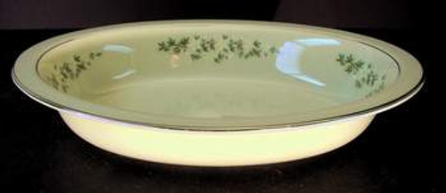 Lenox Brookdale Oval Bowl - About New, 9 3/4"