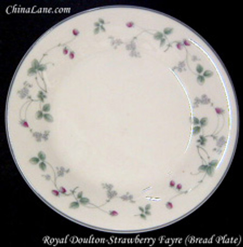 Royal Doulton - Strawberry Fayre ~ Red - Bread Plate