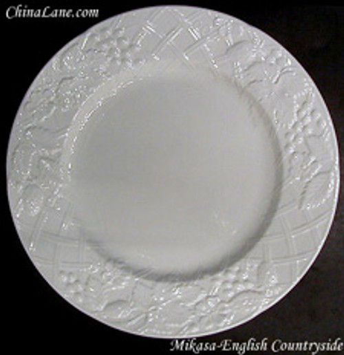 Mikasa - English Countryside ~ White DP900 - Dinner Plate