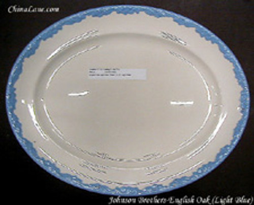 Johnson Brothers - English Oak ~ Light Blue - Platter