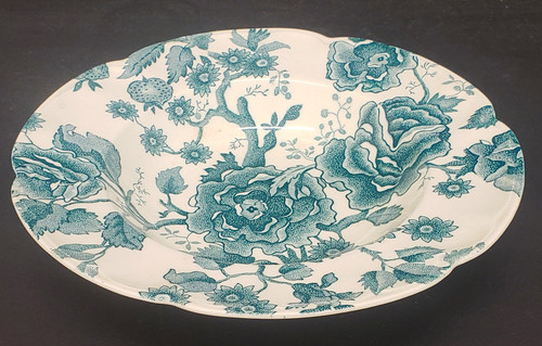 Johnson Brothers English Chippendale Green Soup Bowl