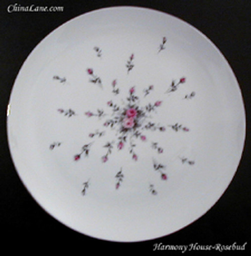 Harmony House Rose Bud Dinner Plate - New 8" in the Harmony House Rose Bud pattern. Shop China Lane for replacement china.