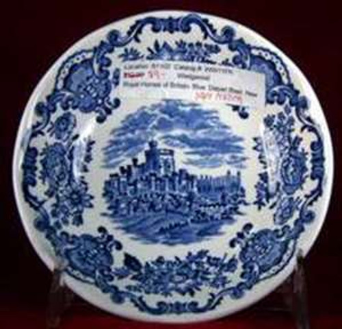 Wedgwood - Royal Homes of Britain ~ Blue - Dessert Bowl