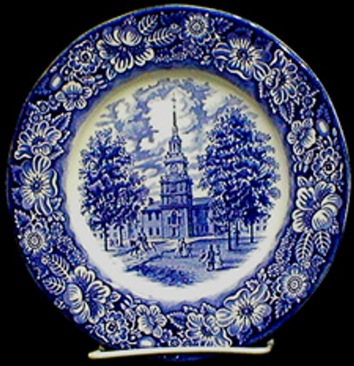Staffordshire Liberty Blue Pepper Shaker. Collectible piece.