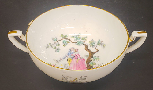 Royal Worcester - Watteau - Cream Soup Bowl