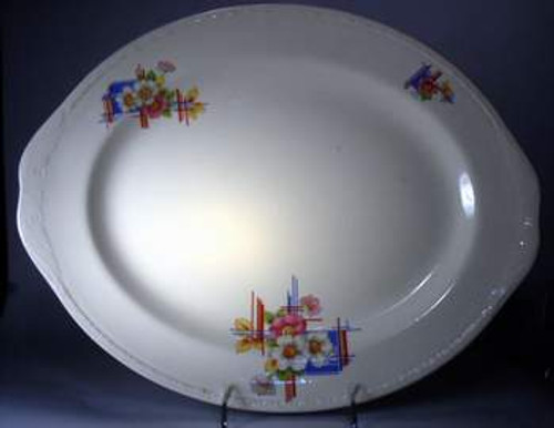 Homer Laughlin Colonial Couple Platter 8" from Homer Laughlin Colonial Couple. Replacement piece from China Lane.