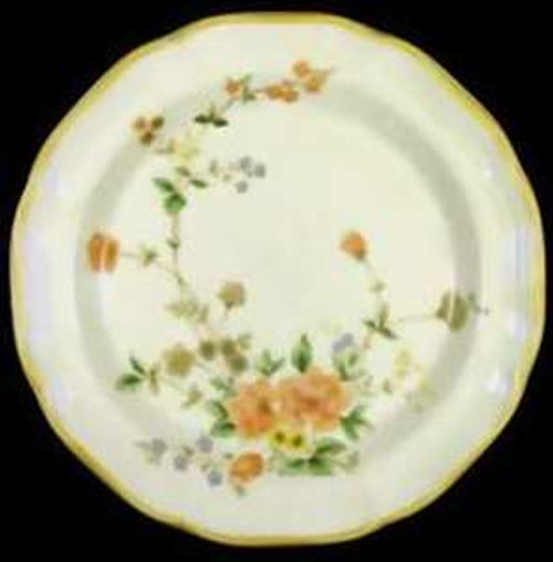 Mikasa Silk Bouquet Flat Cup and Saucer Set - collectible replacement piece by Mikasa.