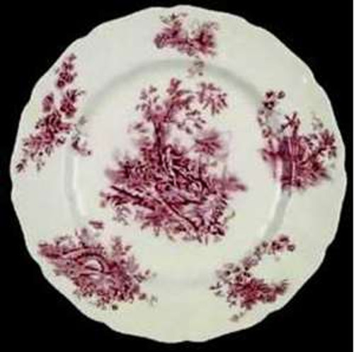 Johnson Brothers Pastorale Toile de Jouy Plum Cereal Bowl - Pastorale Toile De Jouy Plum by Johnson Brothers.