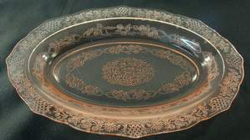 Federal Glass - Normandie ~ Pink - Platter