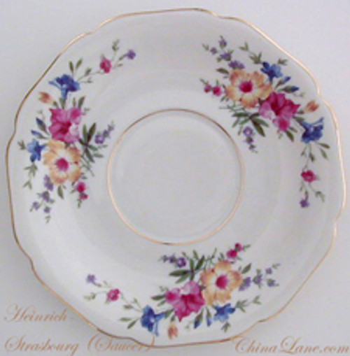 Heinrich Strasbourg Cream Soup Saucer in the Heinrich Strasbourg pattern. Shop China Lane for replacement china.