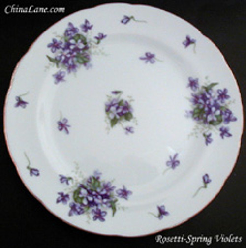 Rossetti - Spring Violets (Japan) - Dessert Bowl