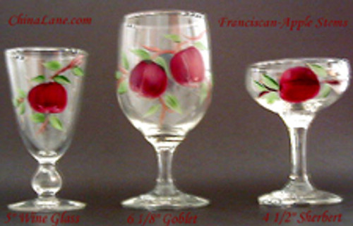 Franciscan - Apple ~ Stemware - Sherbert