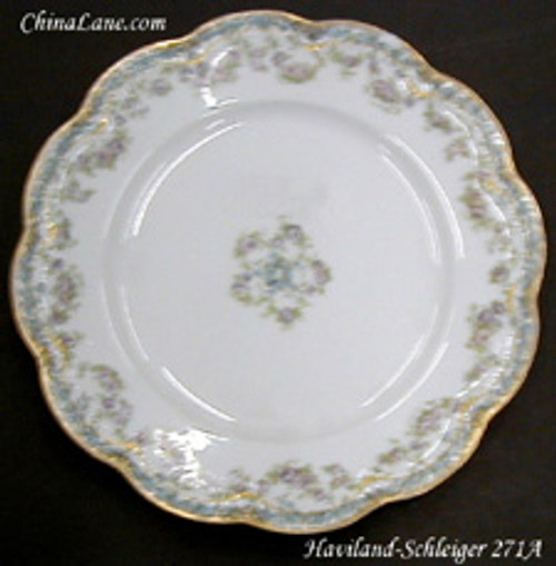 Haviland Schleiger 271A Dinner Plate. Collectible replacement piece available at China Lane.