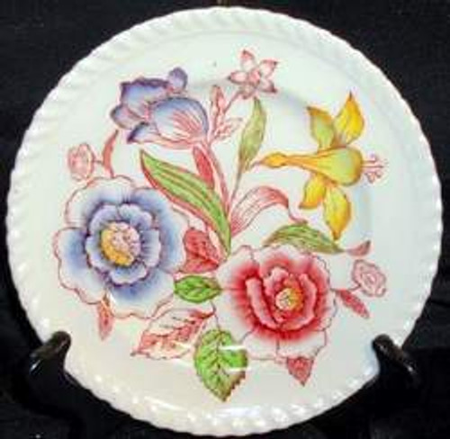 Johnson Brothers - English Bouquet ~ Scallloped - Salad Plate