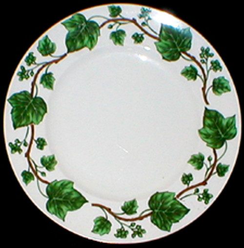 Crown Staffordshire Green Vine Cup and Saucer - collectible replacement piece at China Lane.