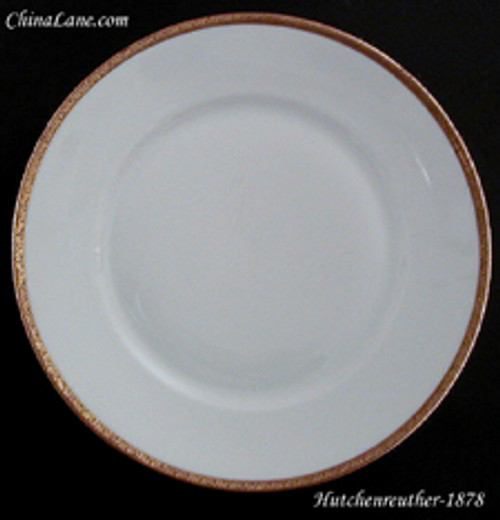 Hutschenreuther - 1878 ~ White with gold trim - Bread Plate