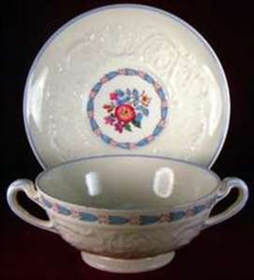 Wedgwood Morning Glory Cream Soup Saucer.