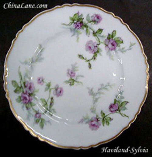 Haviland - Sylvia ~ White ~ France - Cup and Saucer