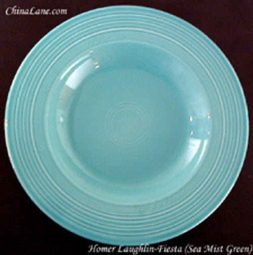 Homer Laughlin Fiesta Seamist Green Individual Pasta Bowl 12" from Homer Laughlin Fiesta Seamist Green. Replacement piece fro