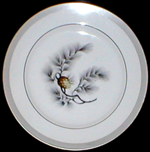 Kent ~ Japan - Silver Pine - Dinner Plate