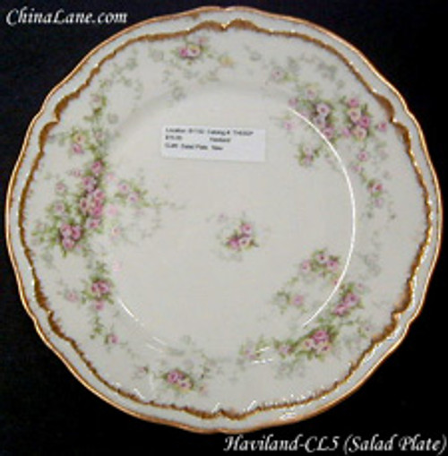 Haviland CL5 Salad Plate. Collectible replacement piece available at China Lane. Haviland CL5 Salad Plate. Collectible replacement piece available at China Lane.