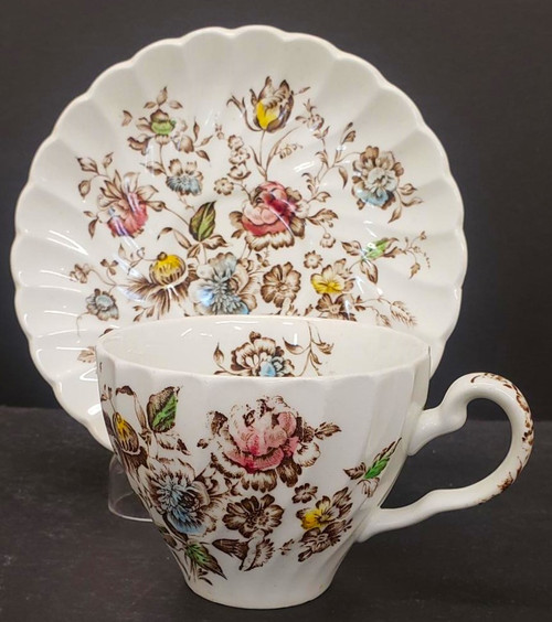 Johnson Brothers Staffordshire Bouquet Saucer - New