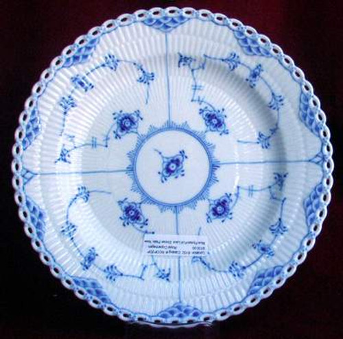 Royal Copenhagen - Blue Fluted ~ Full Lace - Bread Plate