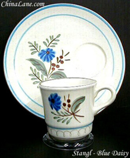 Stangl - Blue Daisy - Snack Plate only