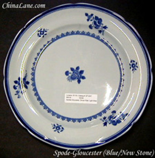 Spode Gloucester Blue (No Trim) Y2989 Oval Bowl - Gloucester Blue (no Trim) Y2989 by Spode.