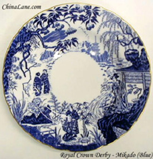 Royal Crown Derby - Blue Mikado - Dinner Plate