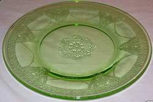 Federal Glass - Georgian~ Green - Dinner Plate