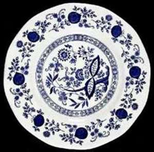 Wedgwood Blue Onion Bread Plate.