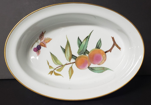 Royal Worcester - Evesham ~ Gold - Oval Baker