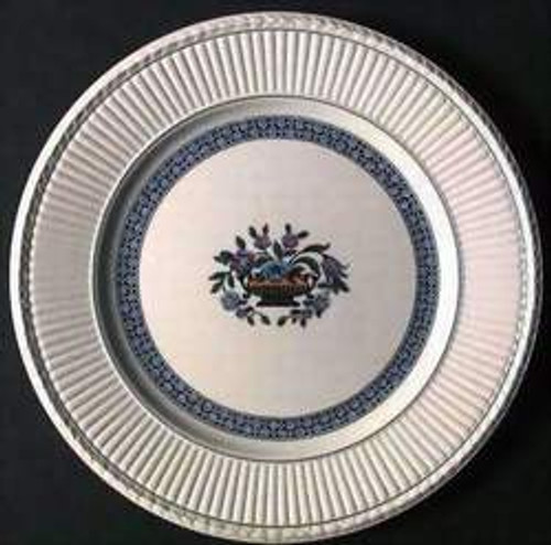 Wedgwood Trentham Light Blue/Navy Saucer.