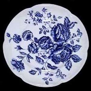Johnson Brothers Elizabeth Blue On Blue Dinner Plate.