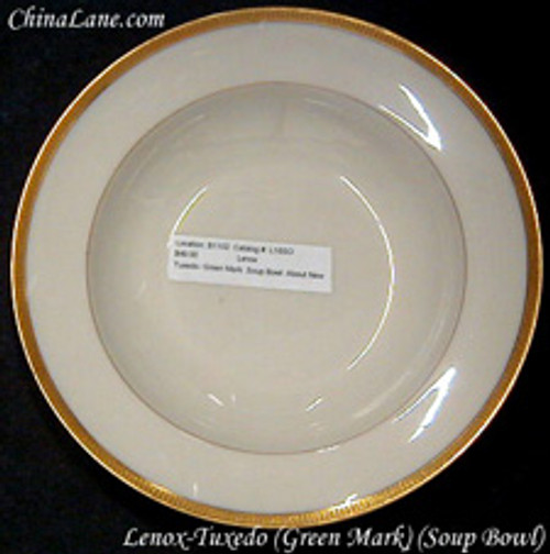 Lenox - Tuxedo ~ Green Mark - Saucer