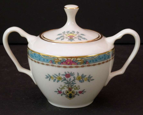 Lenox - Blue Tree (Gold Trim) - Sugar Bowl