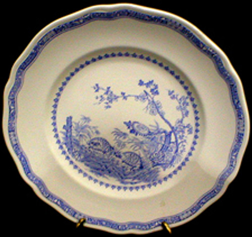 Furnivals - Quail ~ Blue - Dinner Plate