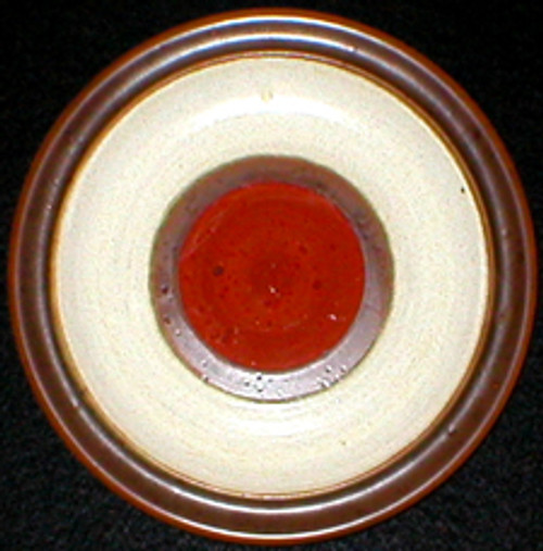 Denby Potters Wheel Rust Red Salad Plate - authentic Denby Potters Wheel Rust Red Salad Plate from China Lane.