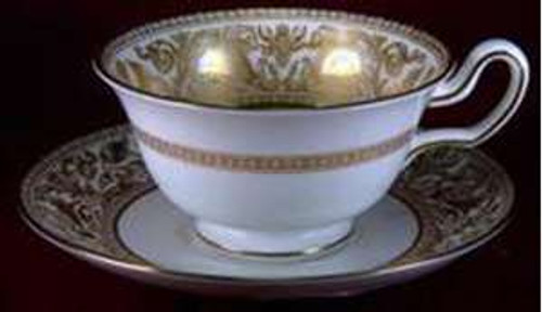 Wedgwood Florentine Peony Shape Gold Cup – collectible replacement piece by Wedgwood.