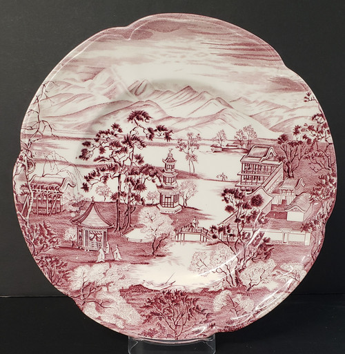 Johnson Brothers Enchanted Garden Plum Bread Plate, 6 1/4"