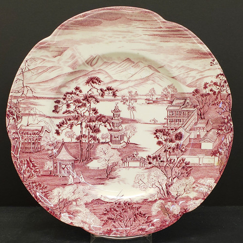 Johnson Brothers Enchanted Garden Plum Bread Plate