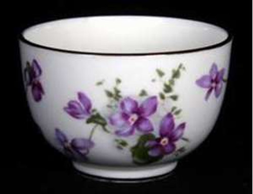 Hammersley Victorian Violets Sugar Bowl 8" from Hammersley Victorian Violets. Replacement piece from China Lane. Hammersley Victorian Violets Sugar Bowl 8" from Hammersley Victorian Violets. Replacement piece from China Lane.
