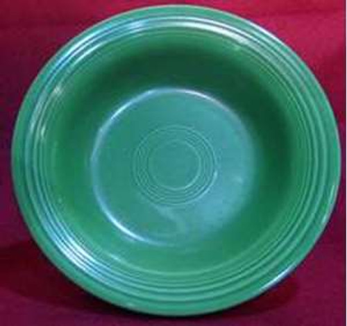 Homer Laughlin Fiesta Medium Green (Older) Soup Bowl 4". Collectible replacement piece available at China Lane.