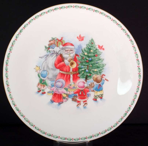 Mikasa Jolly St. Nick Dinner Plate