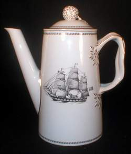 Spode - Trade Winds~Black W145 - Coffee Pot